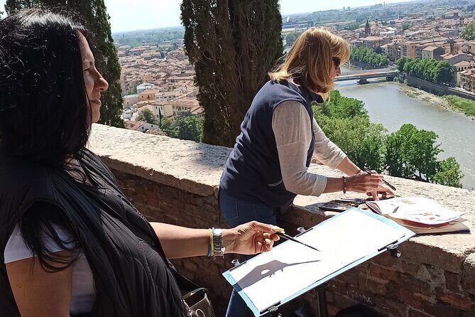 3 Hour Watercolor Private Experience in Verona - Sketching Verona: how you turn a view into shapes
