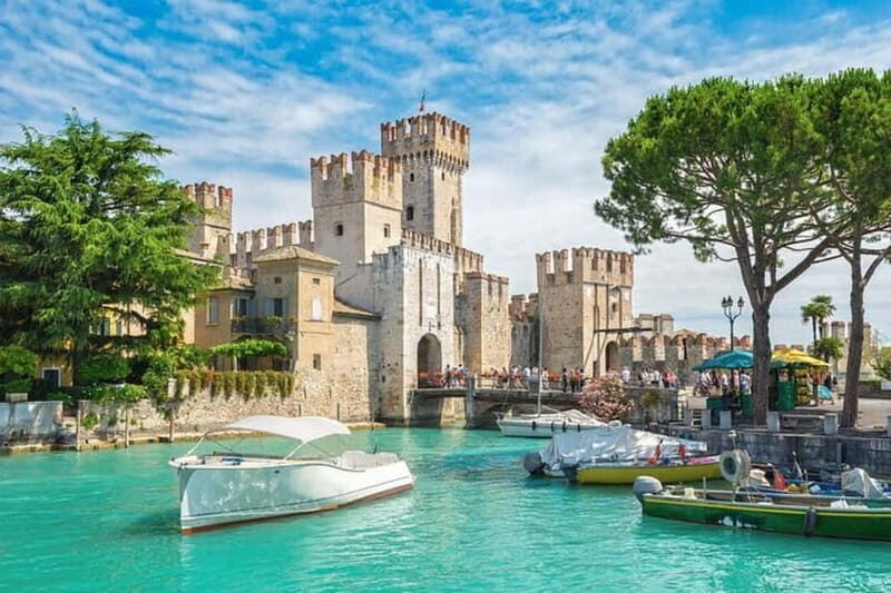 From Verona: Sirmione, Lake Garda with Boat & Spritz Tasting - Sirmione by private boat: Scaliger Castle and Catullus Grottoes