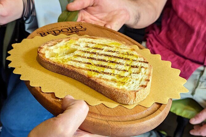Guided Food Tour with Wine Tasting in Verona - Piazza Bra and Redoro olive oil: bruschetta and Lake Garda logic
