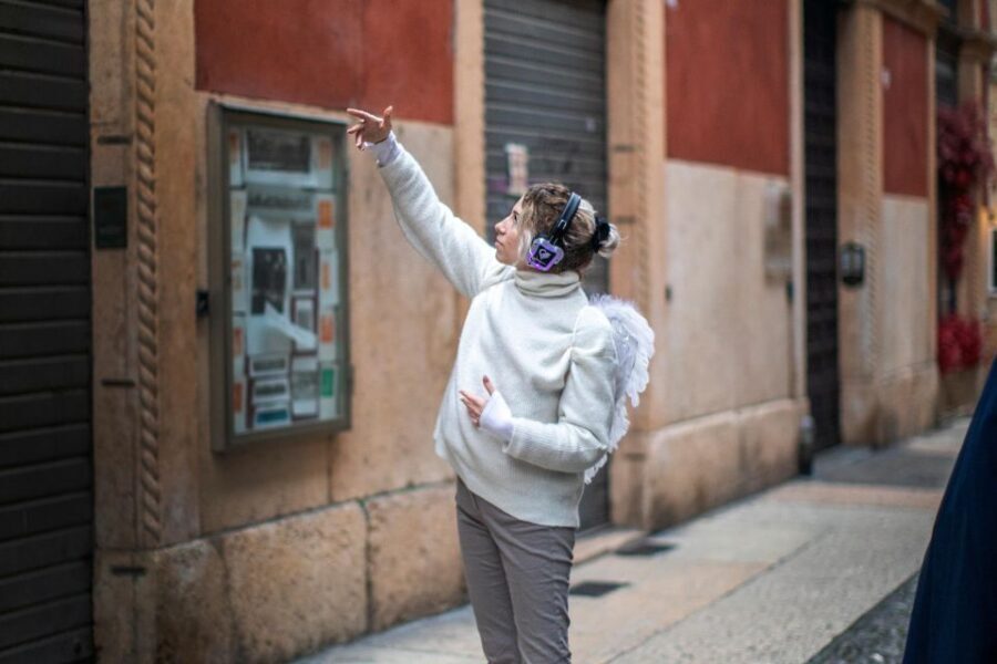 Guided Tour in the center of Verona accompanied by an Angel - Piazza delle Erbe and the Lamberti Tower moment you can feel