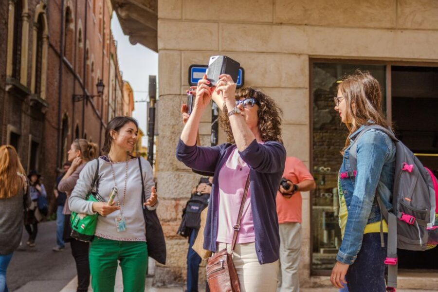 The Highlights of Verona Small Group Walking Tour - Piazza Bra and the Verona Arena: pink marble, big scale