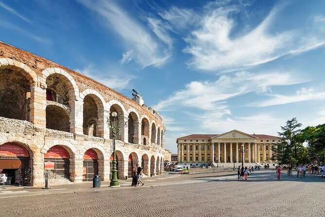 Tour to the Arena di Verona at the Gladiator's Time - Piazza Bra start: where the Arena story begins