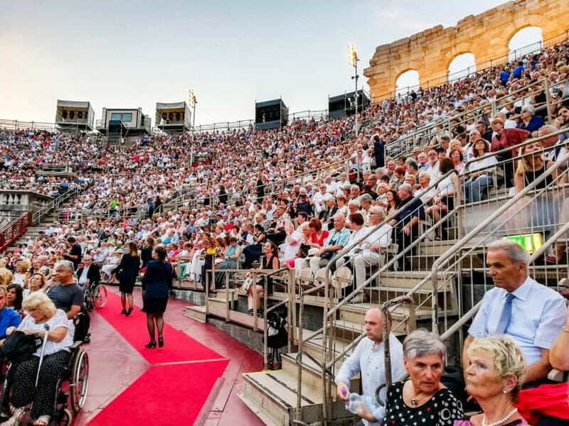 Verona: Arena di Verona Opera Ticket - Choosing Aida, Carmen, La Traviata, or Nabucсco on the 2025 dates