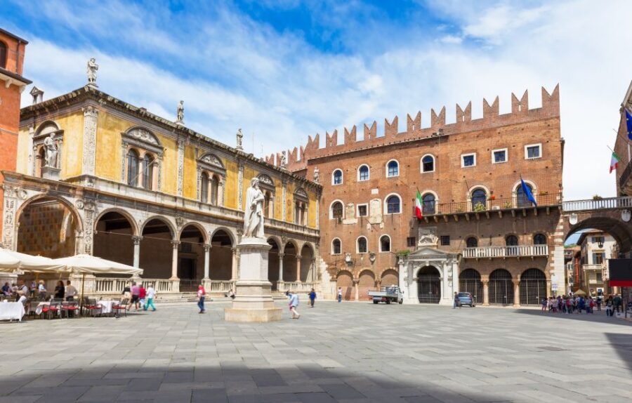Verona: City Highlights Private Tour - Piazza delle Erbe: the Roman forum that kept living