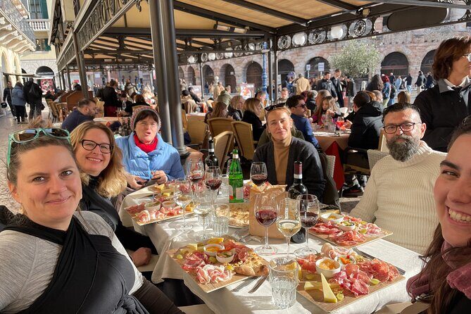 Verona: City Walking Tour with Cable Car Ride & Wine Aperitif - Juliet’s House area: balcony photos and Shakespeare lore with less time lost