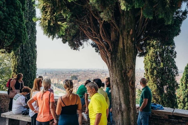 Verona: Classic and Hidden Gems Bike Tour - San Pietro hill and photo time on the way back