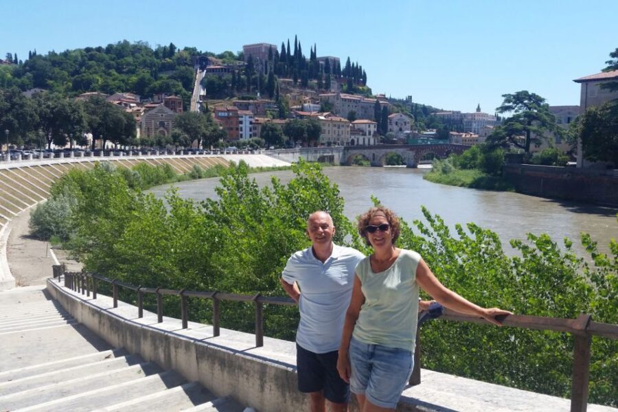 Verona: Highlights and Panorama Bike Tour - Piazza Bra and the Verona Arena: Big View First