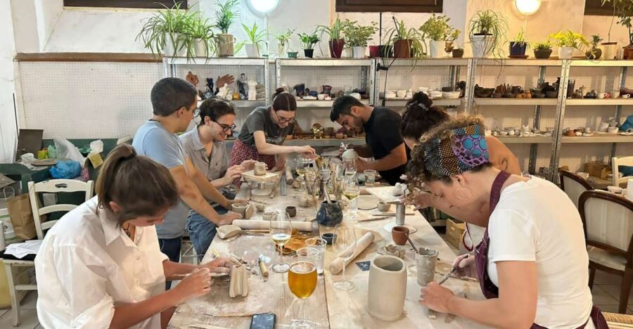 Wine and Pottery Workshop at Smart Lab Verona - Key highlights at Smart Lab Verona